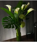 bouquet design blanc