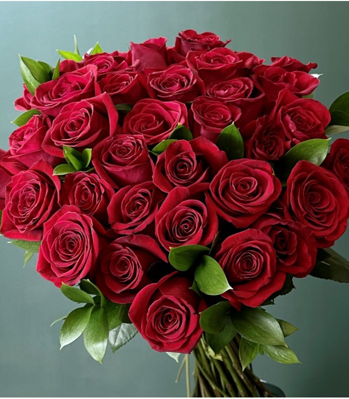 Roses rouges & Bouquet de 30 roses rouges